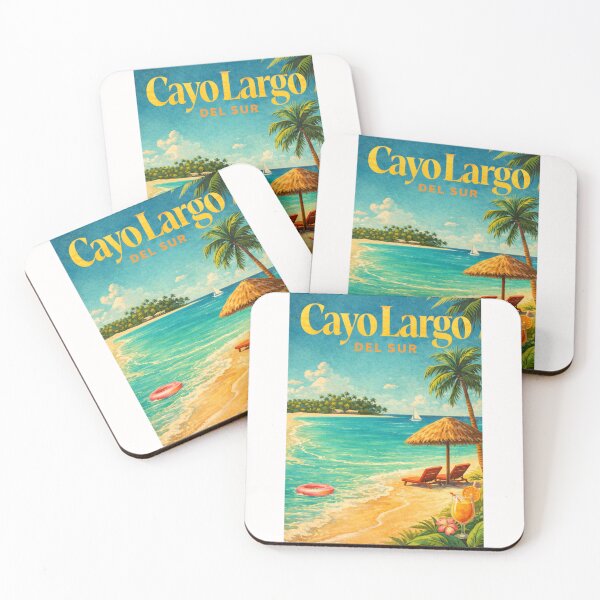 Item preview, Cayo Largo del Sur Cuba Caribbean Island Beaches Coral Reefs Tropical Coast designed and sold by Places On Earth.