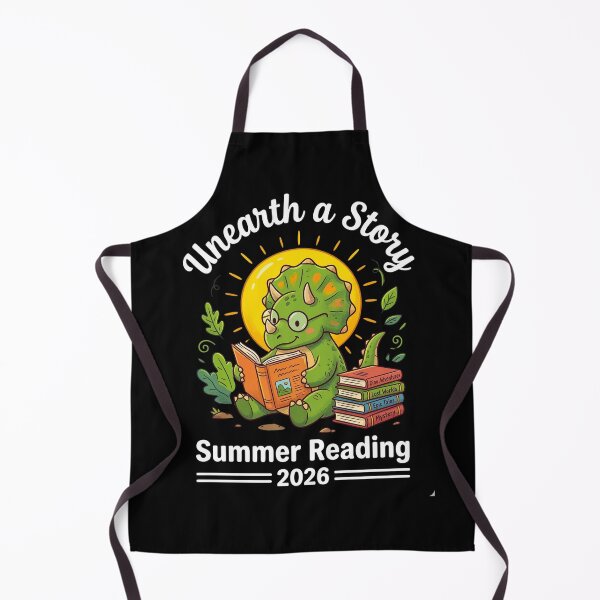 Item preview, Unearth A Story Summer Reading 2026 Dinosaur Bookworm Kids Student Librarian Reader designed and sold by FormalDehyena.
