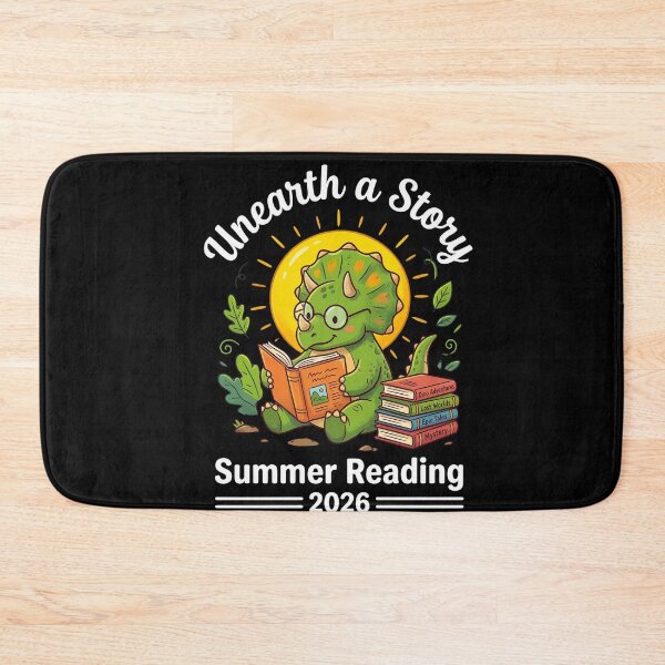 Item preview, Unearth A Story Summer Reading 2026 Dinosaur Bookworm Kids Student Librarian Reader designed and sold by FormalDehyena.