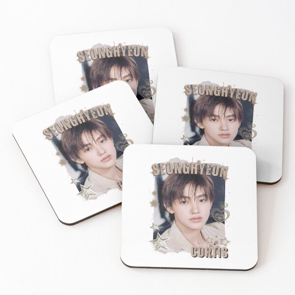 Item preview, CORTISs Seonghyeon Kpop Boy Group Black and White Collage Digital Art Portrait designed and sold by AJUNICE STUDIO.