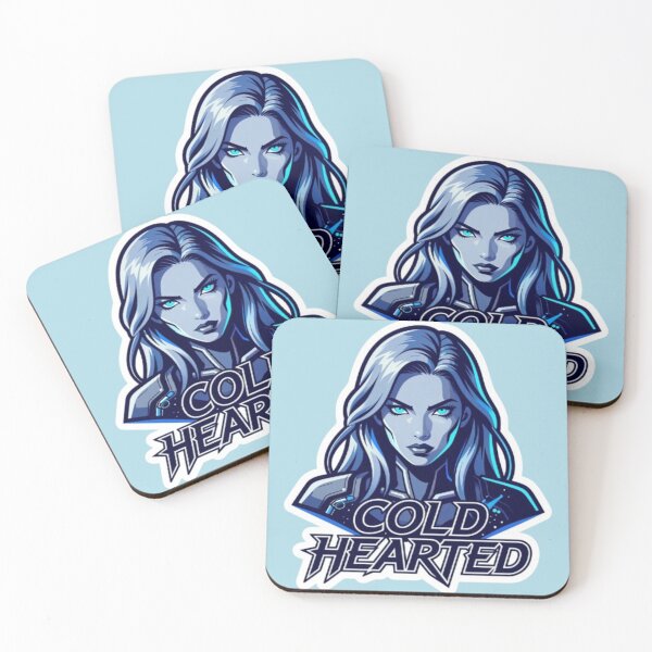 Item preview,  Cold Hearted Blue Cyberpunk Girl V3 designed and sold by Quotable Gear.
