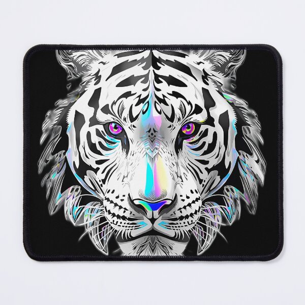 Item preview, Majestic White Tiger with Iridescent Accents designed and sold by Quotable Gear.