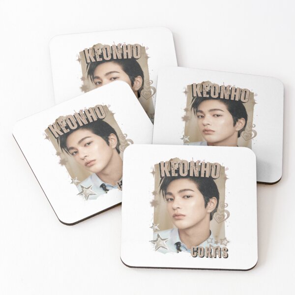 Item preview, CORTISs Keonho Kpop Boy Group Black and White Collage Digital Art Portrait designed and sold by AJUNICE STUDIO.