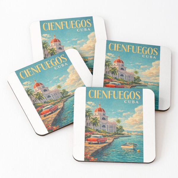 Item preview, Cienfuegos Cuba Jagua Bay Punta Gorda Palacio de Valle Coastal City designed and sold by Places On Earth.