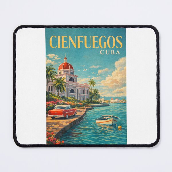 Item preview, Cienfuegos Cuba Jagua Bay Punta Gorda Palacio de Valle Coastal City designed and sold by Places On Earth.
