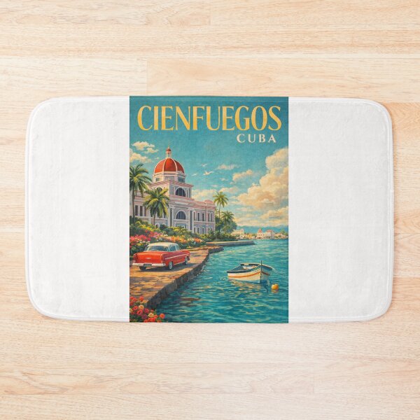 Item preview, Cienfuegos Cuba Jagua Bay Punta Gorda Palacio de Valle Coastal City designed and sold by Places On Earth.