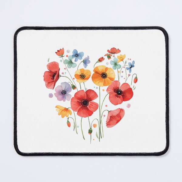 Item preview, Heart made of flowers designed and sold by uunaa.