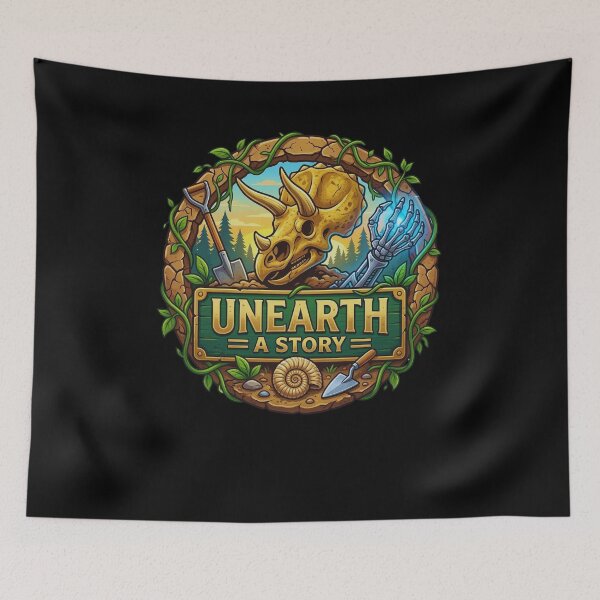 Item preview, Unearth A Story Paleontology Dinosaur Archeology History Explorer designed and sold by FormalDehyena.