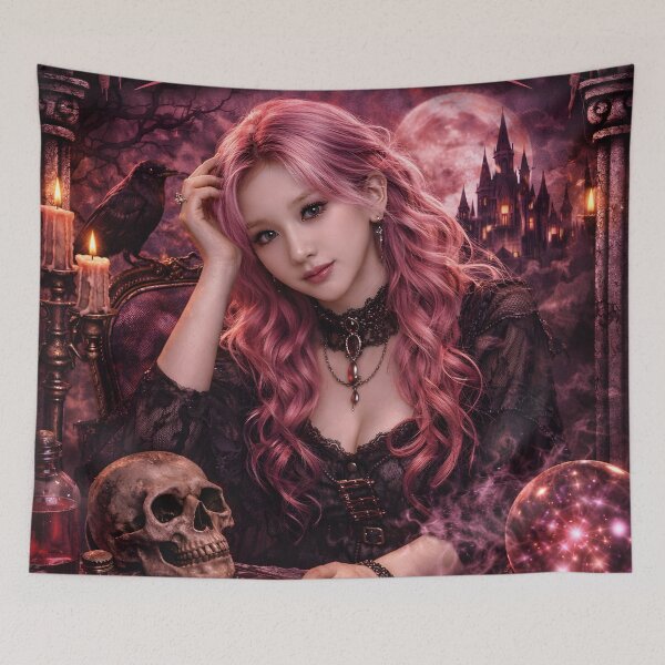 Item preview, Pharita BABYMONSTER Gothic Witch Kpop Fan Art designed and sold by Valereekmerch.