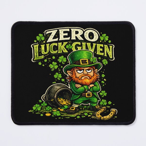 Item preview, Zero Luck Given Angry Leprechaun St Patrick Day designed and sold by LOL-N-LIFESTYLE.