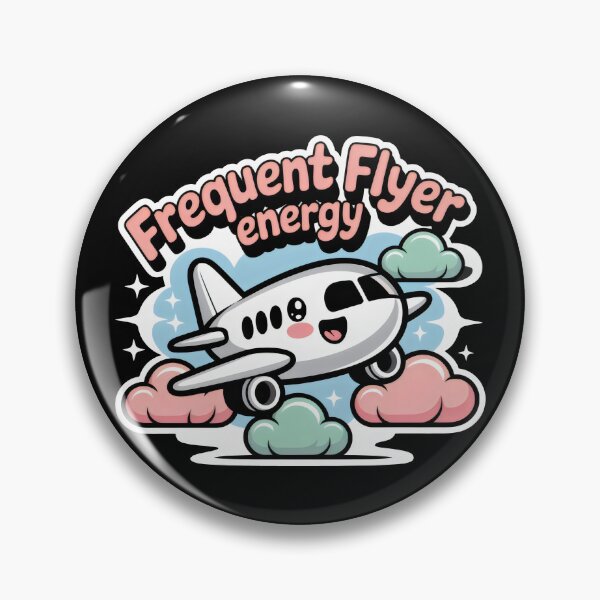 Item preview, Frequent Flyer Energy Kawaii Airplane designed and sold by SplashTastic.