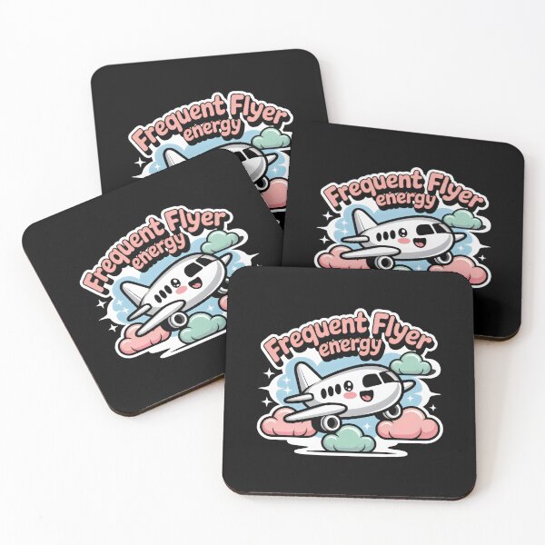 Item preview, Frequent Flyer Energy Kawaii Airplane designed and sold by SplashTastic.