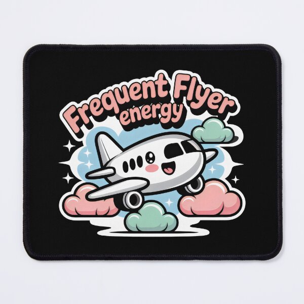 Item preview, Frequent Flyer Energy Kawaii Airplane designed and sold by SplashTastic.