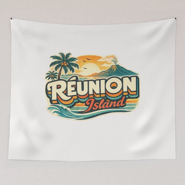 Item preview, Reunion Island Indian Ocean Piton de la Fournaise Saint Denis Tropical Coast designed and sold by Places On Earth.