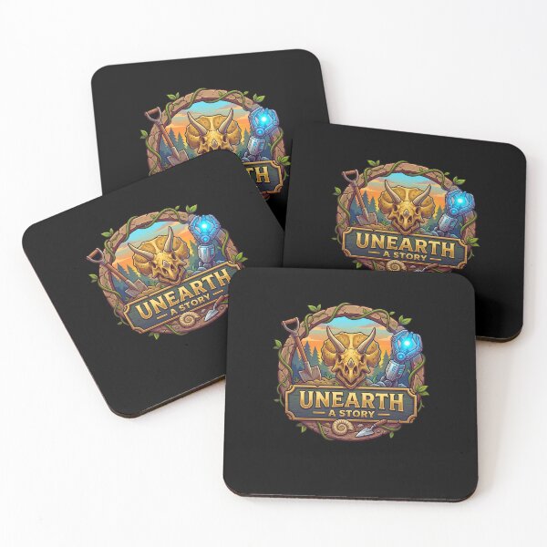 Item preview, Unearth A Story Dinosaur Paleontology Archaeology Discovery Science designed and sold by FormalDehyena.