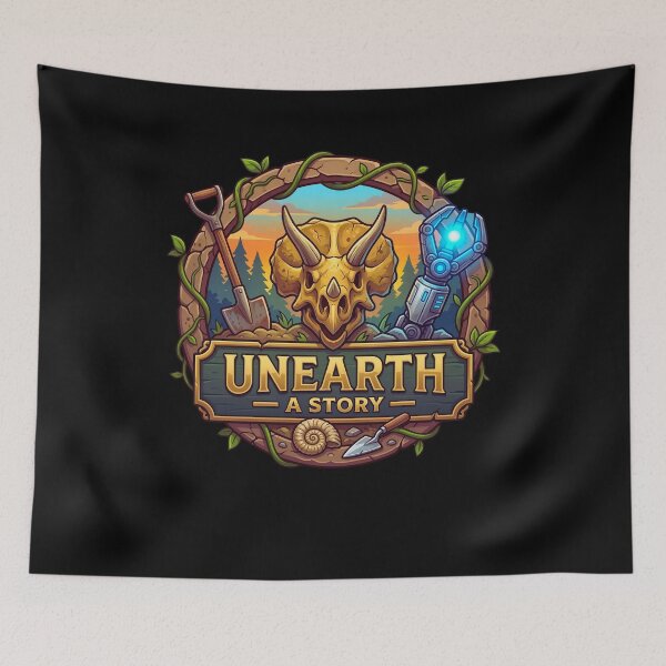 Item preview, Unearth A Story Dinosaur Paleontology Archaeology Discovery Science designed and sold by FormalDehyena.