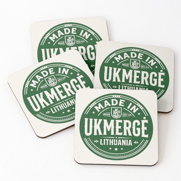 Item preview, Made in Ukmergė Lithuania Green Badge designed and sold by EimSol.