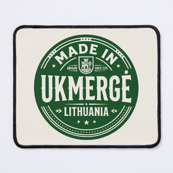 Item preview, Made in Ukmergė Lithuania Green Badge designed and sold by EimSol.