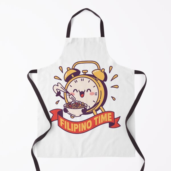 Item preview, Filipino Time Cute Pancit Clock designed and sold by IslandTyped.