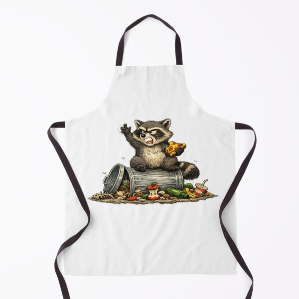 Item preview, If You See Me Talking to Myself Just Move Along – Angry Raccoon Trash Can Pizza Graphic T-Shirt designed and sold by SillentDesign.