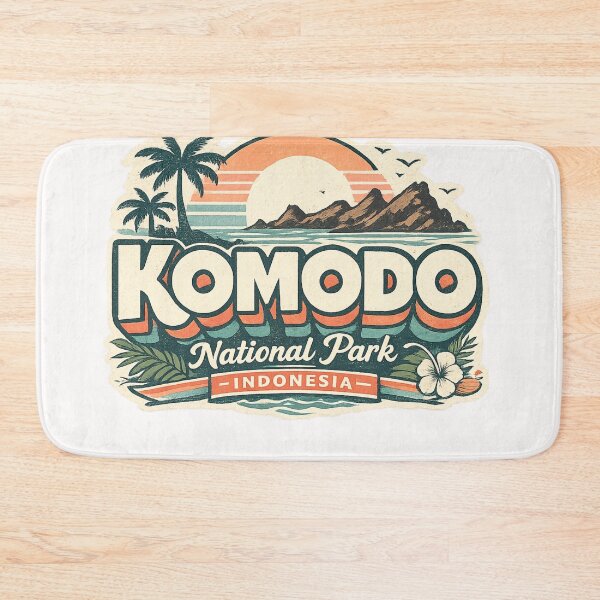 Item preview, Komodo National Park Indonesia Padar Island Flores Sea Labuan Bajo Region designed and sold by Places On Earth.