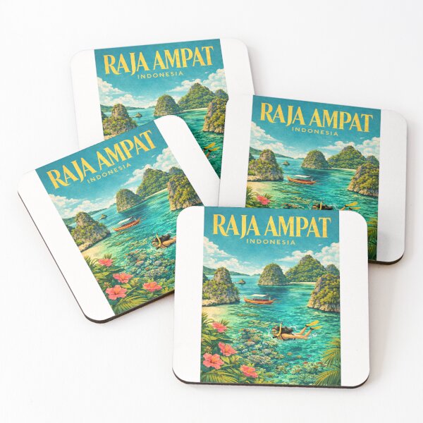 Item preview, Raja Ampat West Papua Indonesia Wayag Islands Dampier Strait Coral Reef designed and sold by Places On Earth.