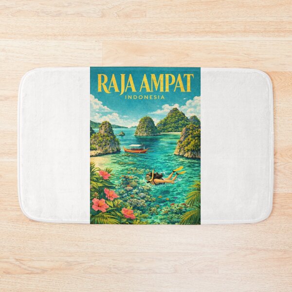 Item preview, Raja Ampat West Papua Indonesia Wayag Islands Dampier Strait Coral Reef designed and sold by Places On Earth.