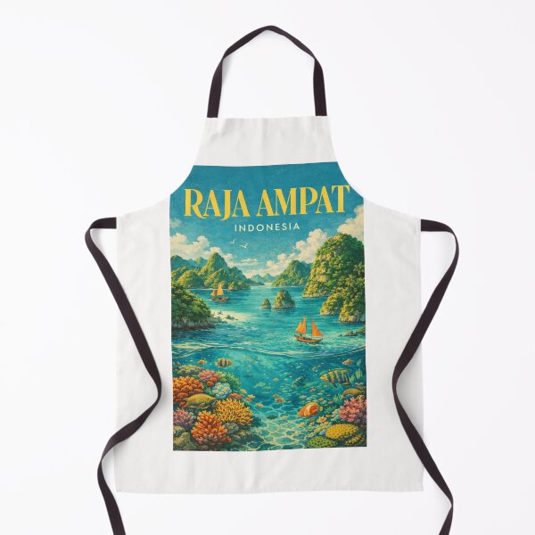 Item preview, Raja Ampat Indonesia Wayag Islands Misool Waigeo Coral Triangle Seascape designed and sold by Places On Earth.