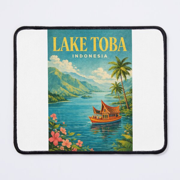 Item preview, Lake Toba North Sumatra Indonesia Samosir Island Batak Highlands Caldera Lake designed and sold by Places On Earth.