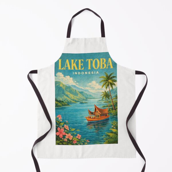 Item preview, Lake Toba North Sumatra Indonesia Samosir Island Batak Highlands Caldera Lake designed and sold by Places On Earth.