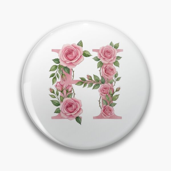 Item preview, Floral Letter H designed and sold by Avenelle.