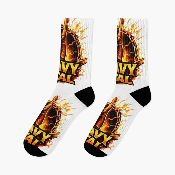 Item preview, Heavy Metal Rock Hand Gesture Fire Design designed and sold by R-B-Colors.