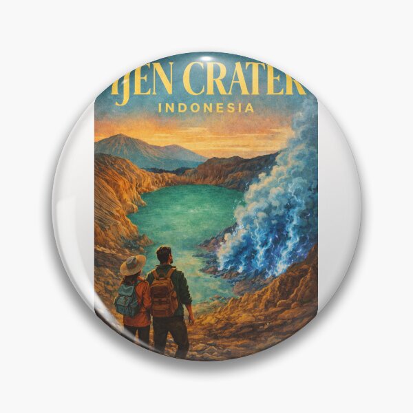 Item preview, Ijen Crater East Java Indonesia Kawah Ijen Blue Fire Banyuwangi Volcano designed and sold by Places On Earth.