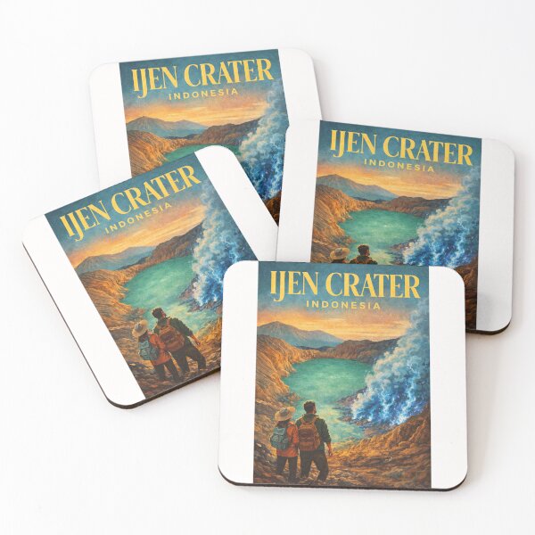 Item preview, Ijen Crater East Java Indonesia Kawah Ijen Blue Fire Banyuwangi Volcano designed and sold by Places On Earth.