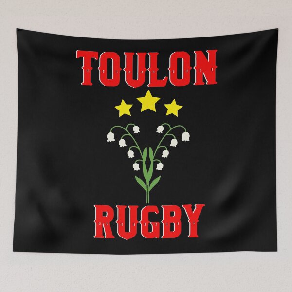 Item preview, Toulon Rugby Lily of the Valley Supporter designed and sold by GabrieSketcham.