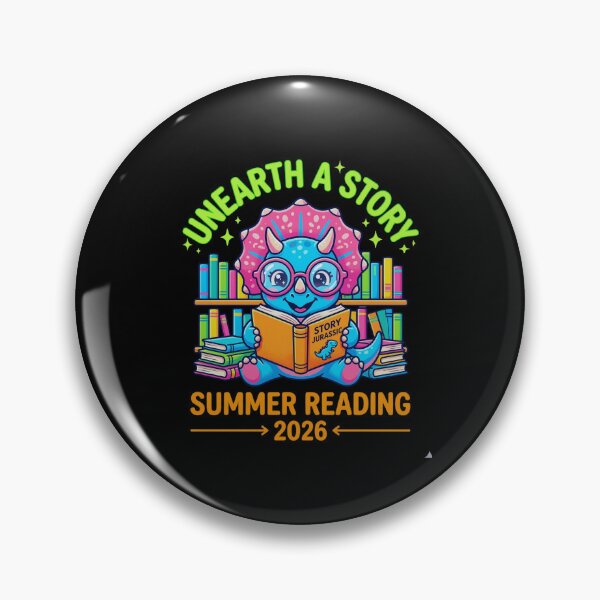 Item preview, Unearth A Story Summer Reading 2026 Dinosaur Kids Student Librarian Teacher designed and sold by FormalDehyena.
