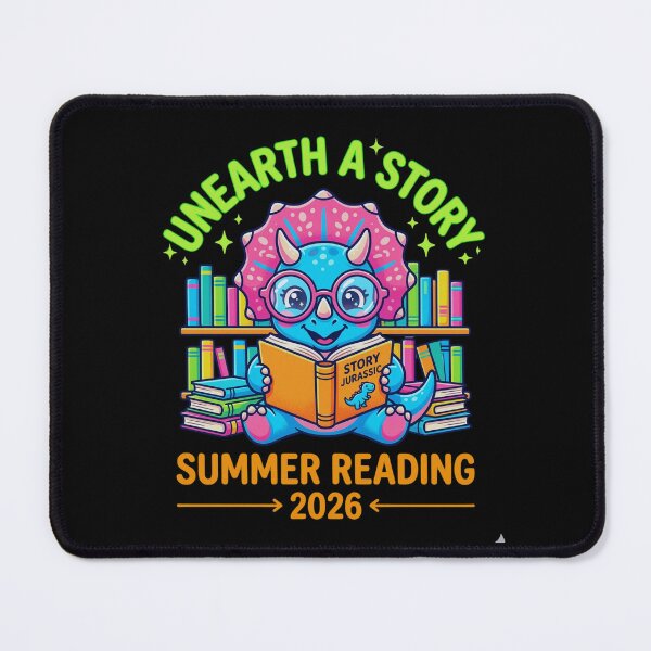 Item preview, Unearth A Story Summer Reading 2026 Dinosaur Kids Student Librarian Teacher designed and sold by FormalDehyena.