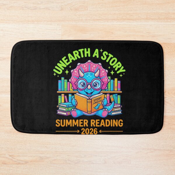 Item preview, Unearth A Story Summer Reading 2026 Dinosaur Kids Student Librarian Teacher designed and sold by FormalDehyena.