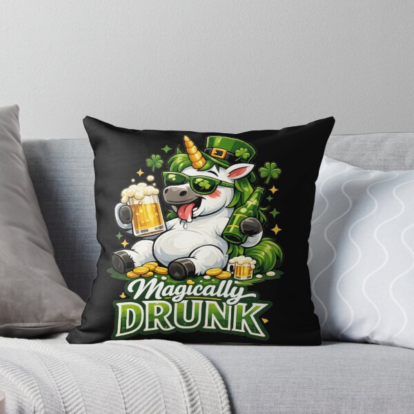 Item preview, Magically Drunk Unicorn Funny St Patrick Day designed and sold by LOL-N-LIFESTYLE.