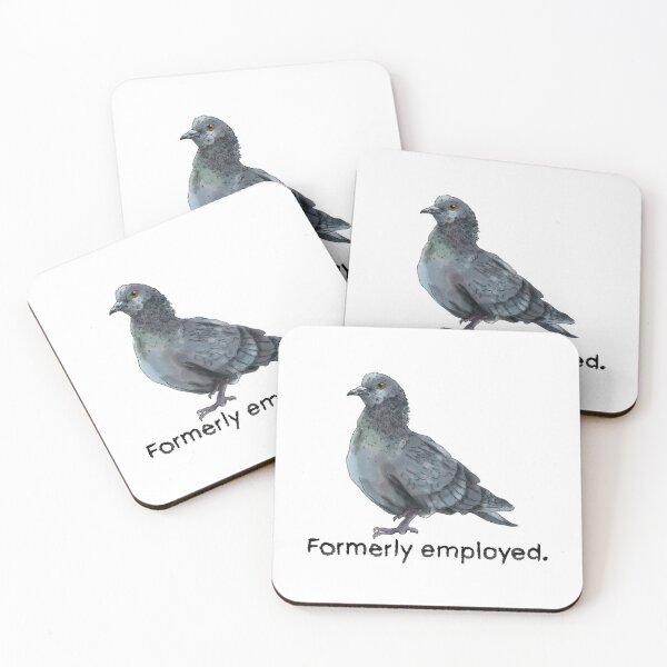 Item preview, Pigeon - Formerly Employed designed and sold by RachaelGrundyArt.