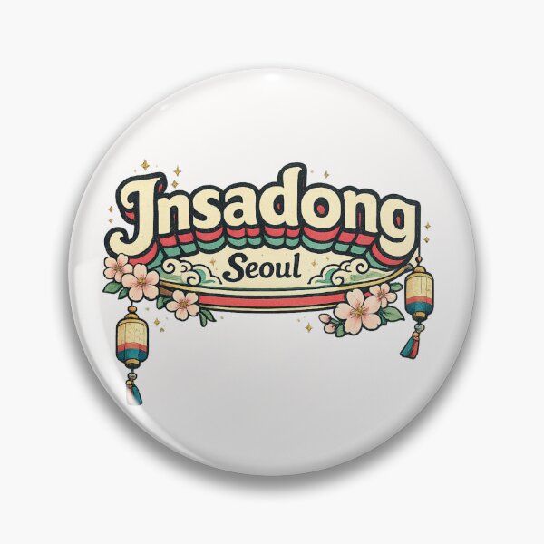 Item preview, Insadong Seoul South Korea Traditional Street Jogyesa Bukchon Cultural District designed and sold by Places On Earth.