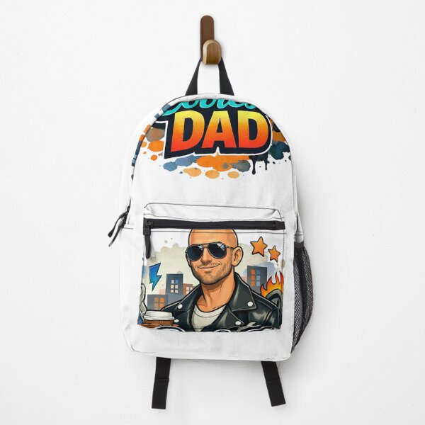 Item preview, Urban Coolest Dad no hair bald men Mechanic Gamer Coffee Street Art Father's Day designed and sold by VISO-art.