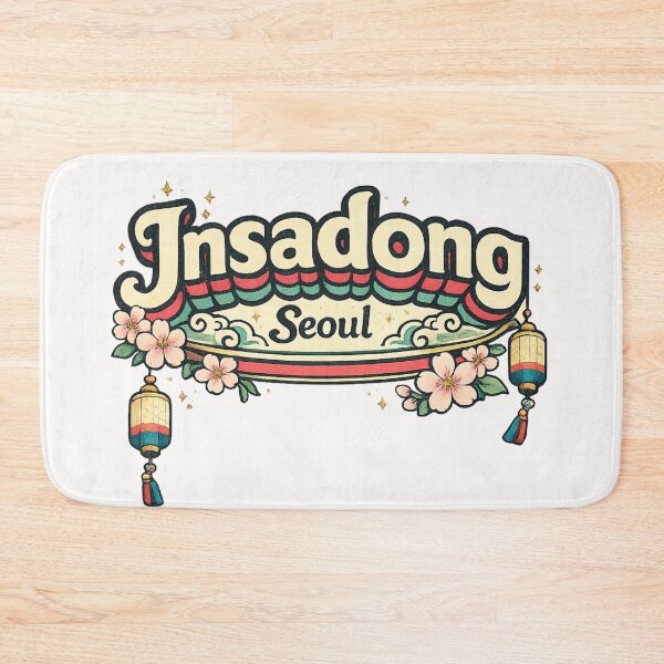 Item preview, Insadong Seoul South Korea Traditional Street Jogyesa Bukchon Cultural District designed and sold by Places On Earth.