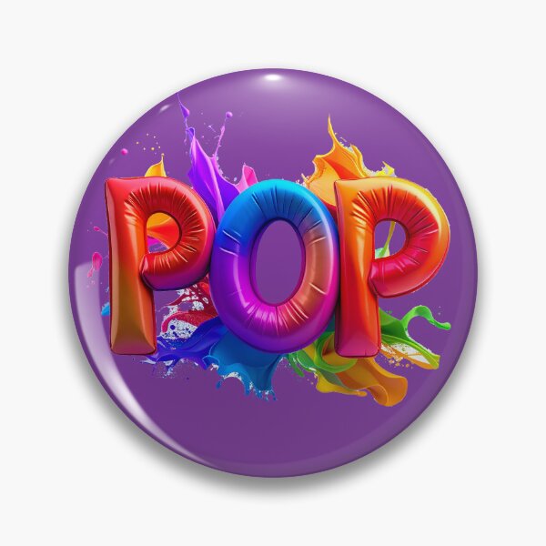 Item preview, Pop Art 3D Balloon Typography Multicolor Paint Splash Vibrant Rainbow Foil Graphic Bold Streetwear Statement Colorful Ink Explosion Modern Aesthetic Design designed and sold by icemanphotos.