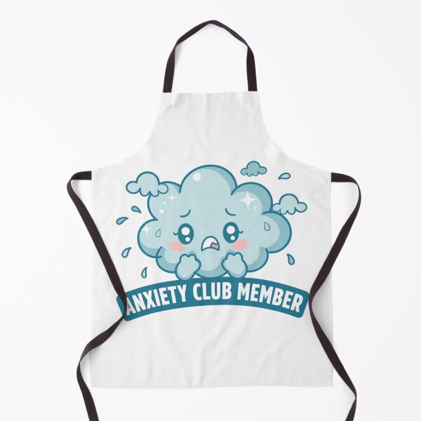 Item preview, Anxiety Club Member Cute Cloud designed and sold by IslandTyped.