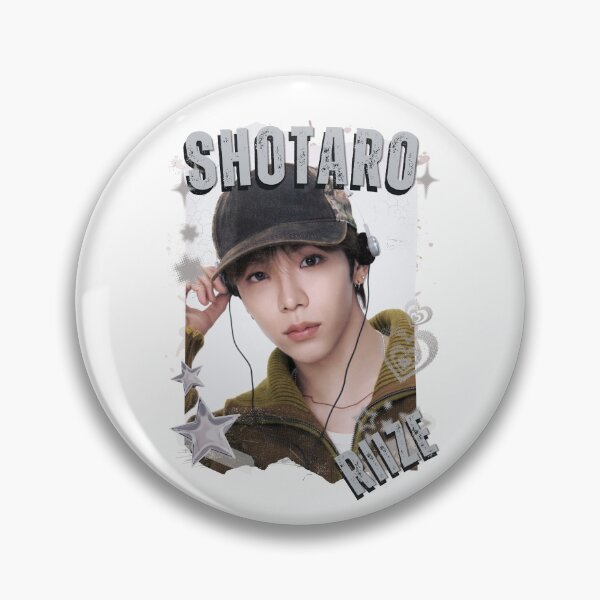 Item preview, Riizee Shotaro Kpop Boy group Celebrity Illustration korean pop art Scrapbook Collage Cozy Y2K Vintage Design designed and sold by AJUNICE STUDIO.