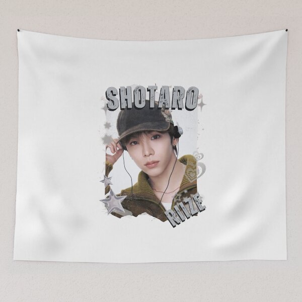 Item preview, Riizee Shotaro Kpop Boy group Celebrity Illustration korean pop art Scrapbook Collage Cozy Y2K Vintage Design designed and sold by AJUNICE STUDIO.