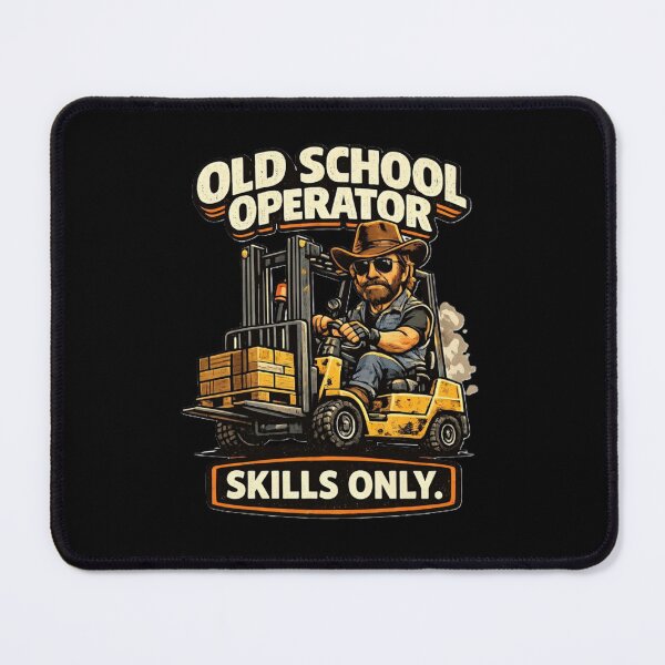 Item preview, Forklift Operator Old School Skills Only designed and sold by RetroNibylander.