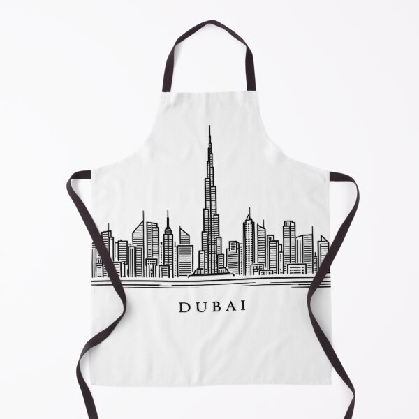 Item preview, Dubai Line Art | Dubai Skyline Outline | Burj Khalifa Burj Al Arab Minimalist Illustration designed and sold by CLOUTKULT.