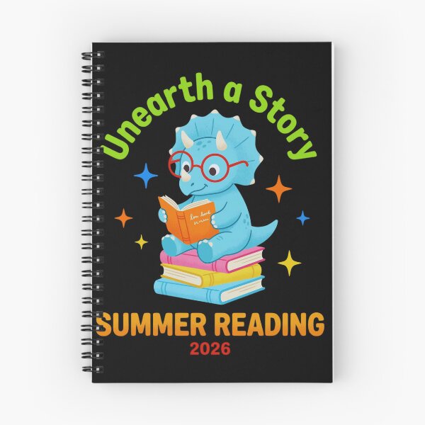 Item preview, Unearth A Story Summer Reading 2026 Dinosaur Kids Book Lover Student designed and sold by FormalDehyena.